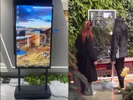 Transparentní OLED LG - dotykový informační systém