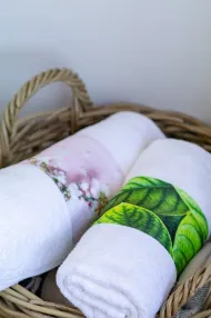 Subowel S ručník se sublimačním potiskem: bílá
