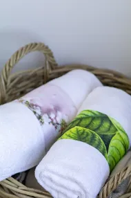 Subowel S ručník se sublimačním potiskem: bílá