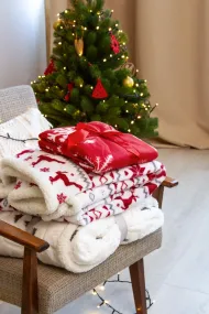 Hobborn RPET vánoční deka: vícebarevná