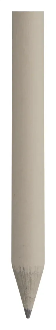 Papcil tužka z recyklovaného papíru: bílá