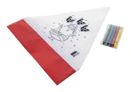 Julfar Hat čepice Santa na vybarvení: bílá