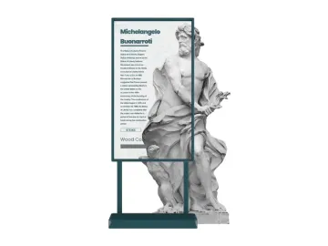 Transparentní OLED LG - dotykový informační systém