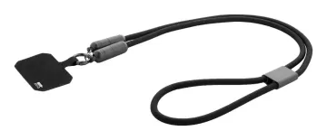 Fastly 60W kabel na mobilní telefon RPET s poutkem: černá