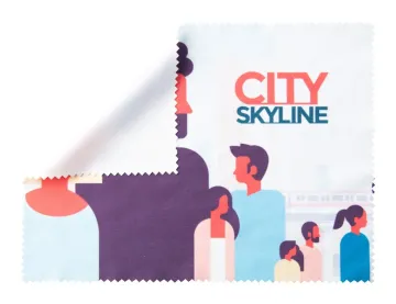 Dioptry XL čistící hadřík na brýle: bílá