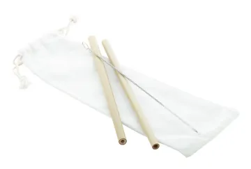 BooSip sada bambusových brček: přírodní