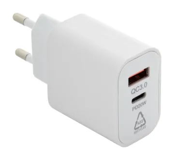 Recharge RABS USB nástěnná nabíječka: bílá