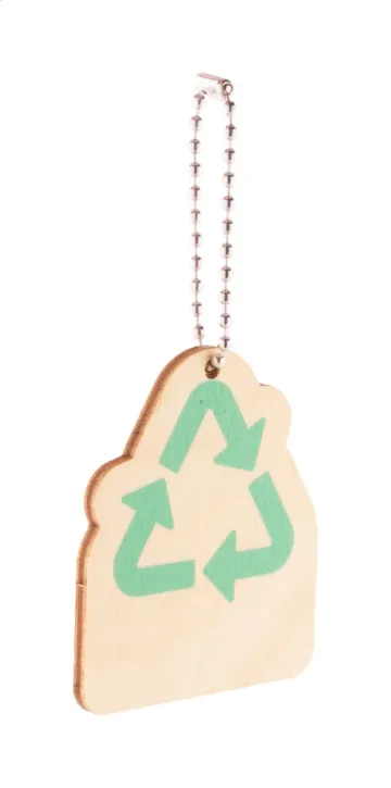 EcoRing přívěšek na klíče, recyklování: přírodní