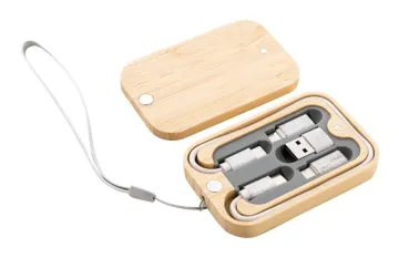 Cabsly sada USB nabíjecích kabelů: přírodní